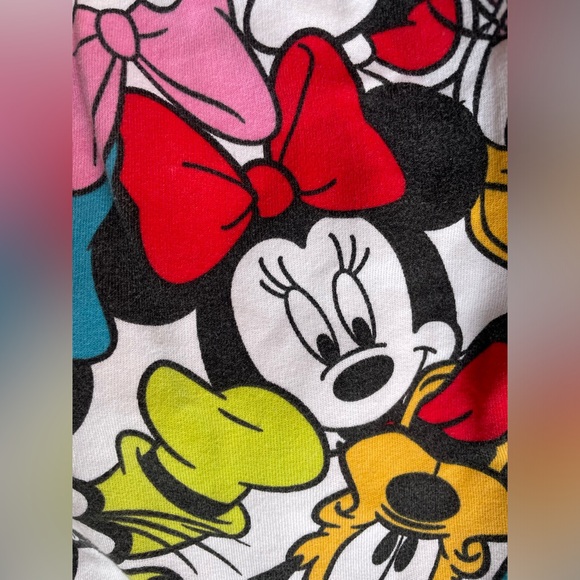 Disney Mickey and Friends Big Head All Over Print Joggers Sz XS (1) - Picture 10 of 11